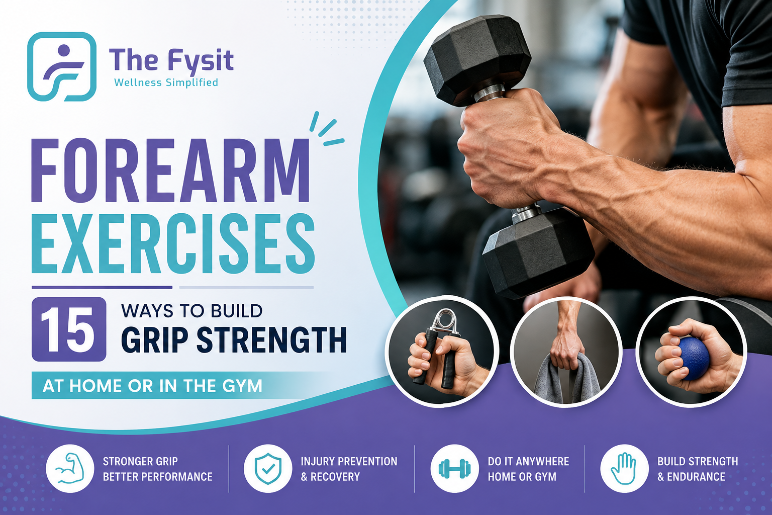 Forearm Exercises: 15 Ways to Build Grip Strength at Home or in the Gym